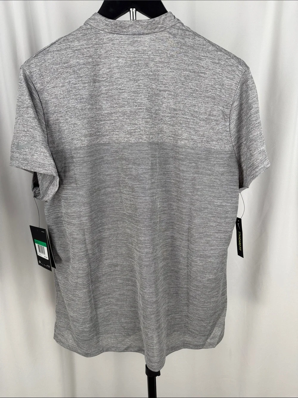 NWT Nike Golf Zonal Cooling Dri-FIT Gray Short Sleeve Top XL